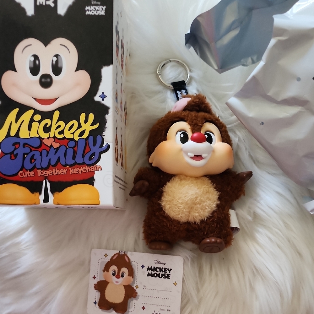 Disney Chip Keychain Plush